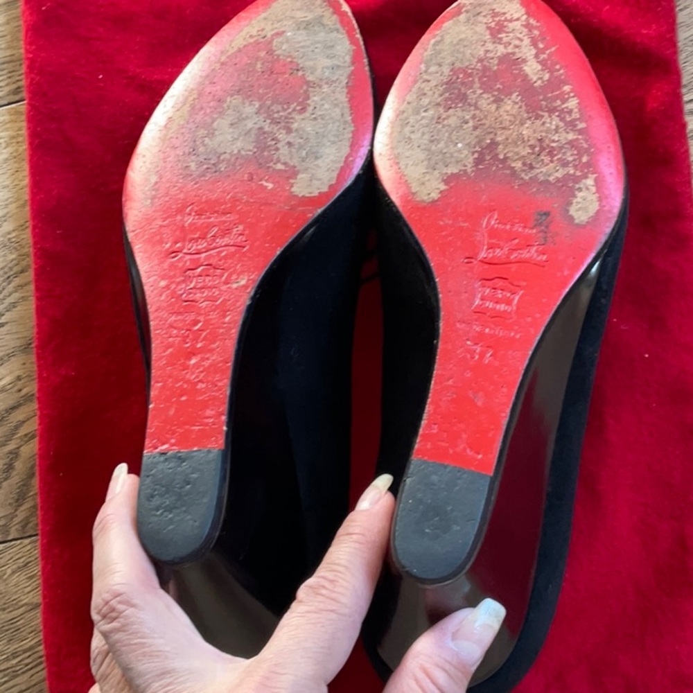 Christian Louboutin Paris Wedges (SOLD) - Picture 6 of 11